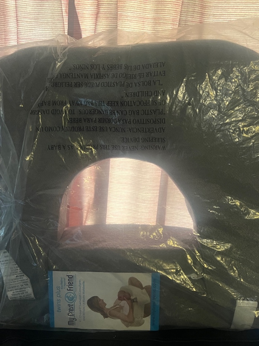 Twin nursing pillow